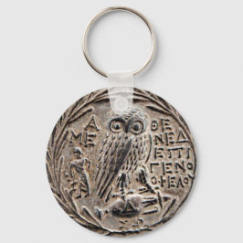 Aten Silver Tetradrachm Nyckelring