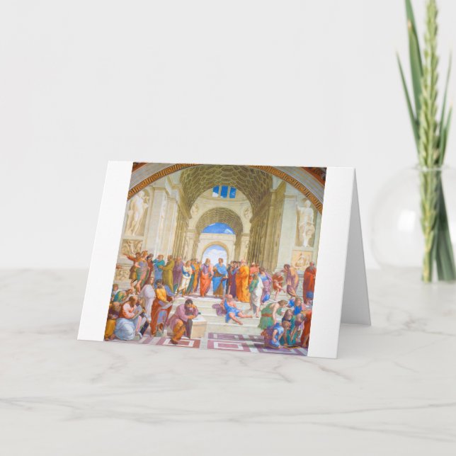 Aten-skolan, Rafael Kort (Framsida)