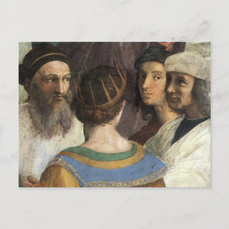 Aten-skolan, Raphael, Vintage Renaissance Vykort