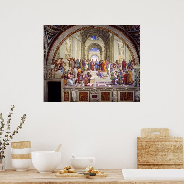 Aten-skolan, Stanza della Segnatura Poster (Kök)