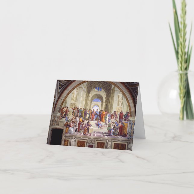 Aten-skolan, Stanza della Segnatura Tack Kort (Framsida)