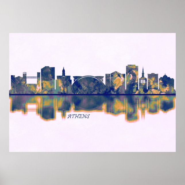 Aten Skyline Poster (Framsidan)