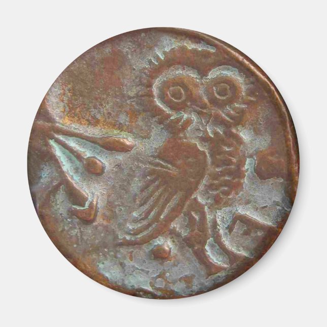 Aten Uggla Magnet (Framsidan)