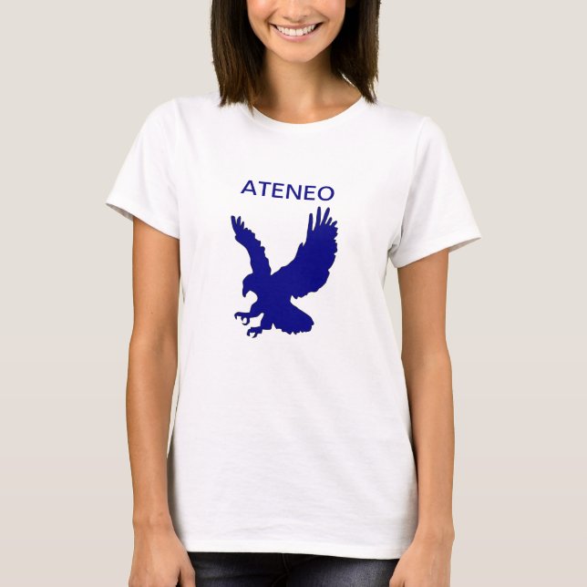 Ateneo blåttörn t shirt (Framsida)