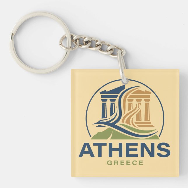 Atens Grekland Akropolis Parthenon (Framsidan)