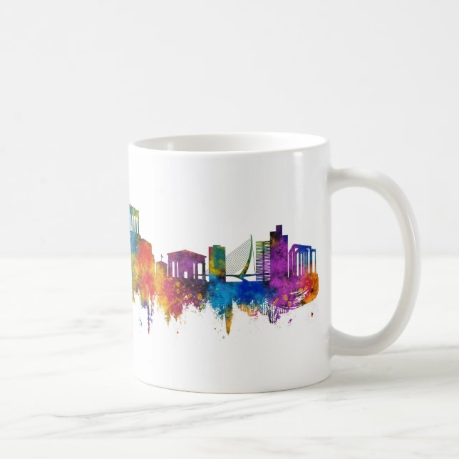 Atens Grekland Siluett Kaffemugg (Höger)