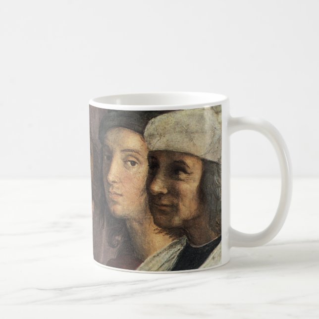 Atenskolan av Rafael, Vintage renässans Kaffemugg (Höger)
