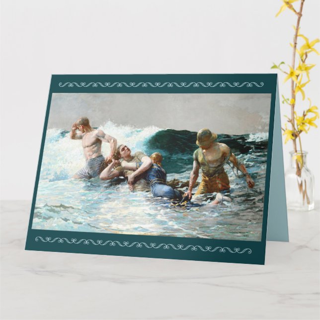 Åter av Winslow Homer Kort (Gul blomma)