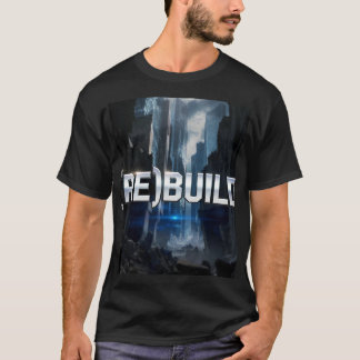 (ÅTER)BYGG - Chrome Text Stad Ruiner Motivations D T Shirt
