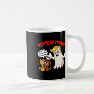 Äter Hundarnas Trick Or Trump Roligt Trump 2024 Kaffemugg