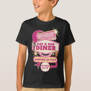 Äter husdjur Springfield Ohio Roliga katter hundar T Shirt