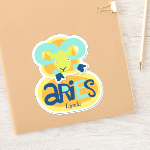 Åter Ram Zodiac-konturen Klistermärken