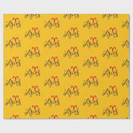 Åter Stjärntecknets inkapsling Pappert - Gultens b Presentpapper