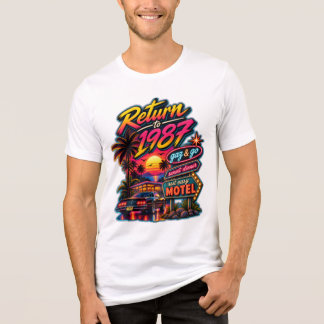 Åter till 1987 — Retro Sunset Motel T Shirt