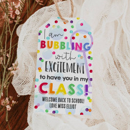 Åter till skolan Bubblor Presentkort Presentetikett