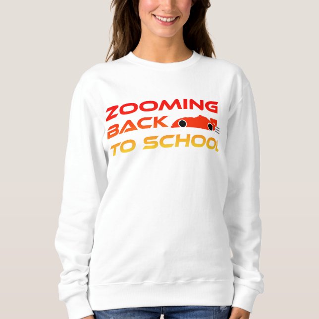 Åter till skolan med fart t shirt (Framsida)