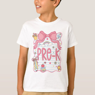 Åter till skoltröja, småbarnets första skoldag t shirt