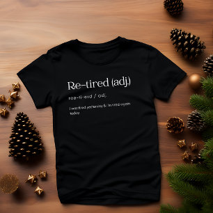Åter-trött, jag var trött igår & jag är trött igen t shirt