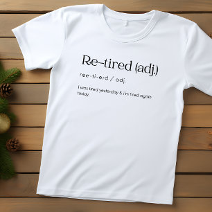 Åter-trött, jag var trött igår & jag är trött igen t shirt