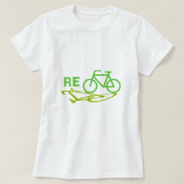 Återanvänd cykeldesignen t shirt