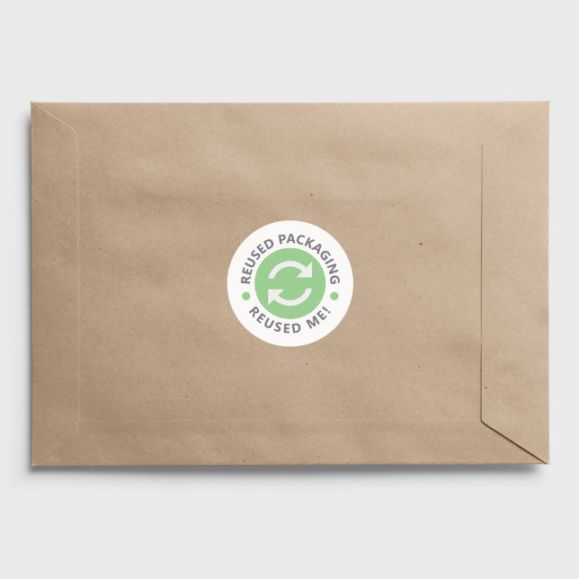 Återanvänd förpackning - Återanvänd etikett (Reused packaging - Reused me Sticker)