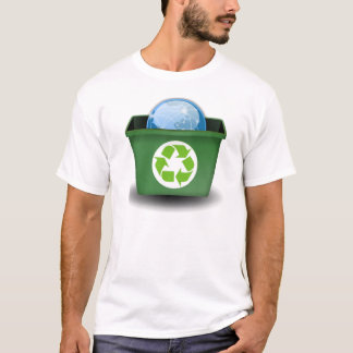 Återanvänd jorden tee shirt