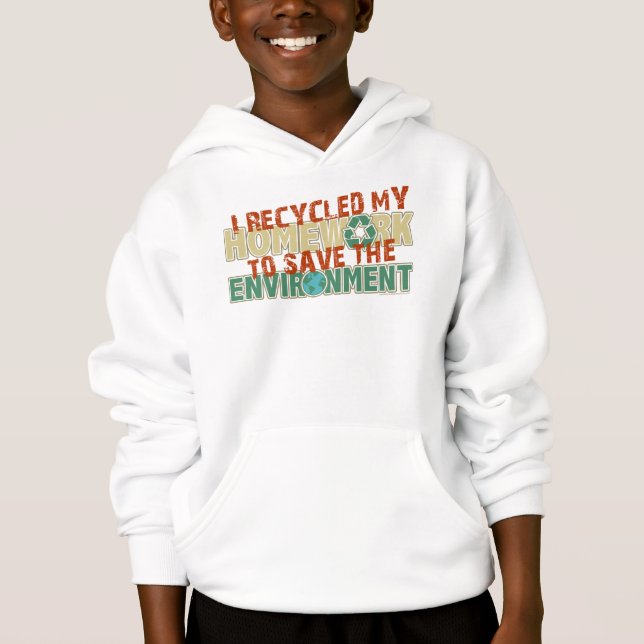 Återanvänd läxa t-shirt (Framsida)