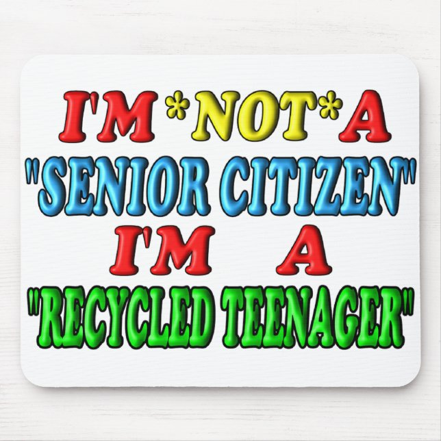 Återanvänd tonåring musmatta (Framsidan)