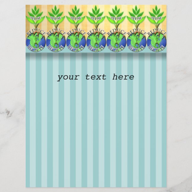 Återanvända Återvinna för återanvändning Reklamblad (Framsidan)