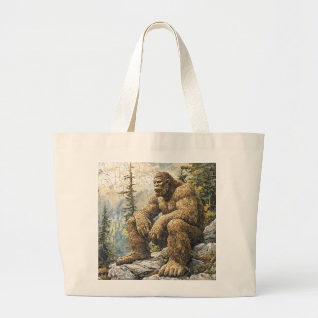 Återanvändbar Bigfoot Jumbo Tygkasse (Framsidan)