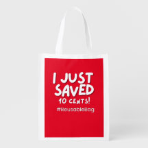 Återanvändbar Grocerty Store Toit Bag