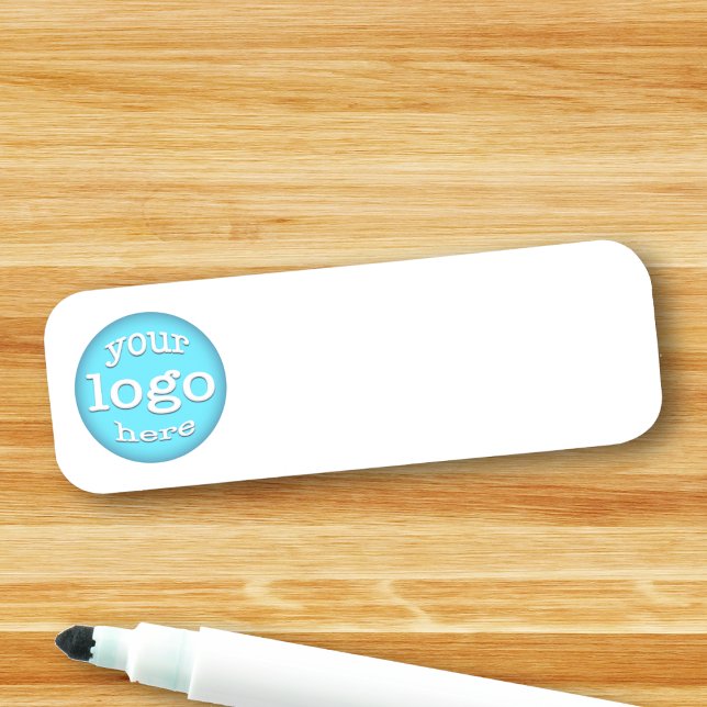 Återanvändbar torr radering av Logotyp för anpassn Namnbricka (Custom Company Business Logo Reusable Dry Erase Name Tag)