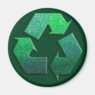 Återanvändning av glitter, reducering, Återvinn Magnet