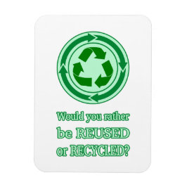 Återanvändning och Återvinna Magnet