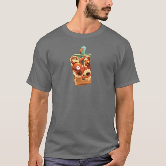 (Återbesökt) Boba-Bläckfisk skjorta, Tee Shirt (Framsida)