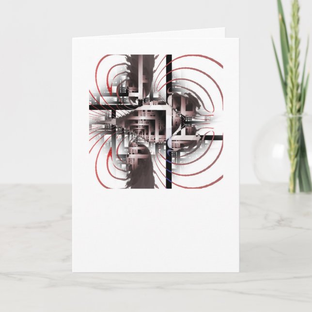 Återbesökt födelsedagskort för matris kort (Framsida)