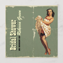 återbestifta en tjej i rockabilly bachelorette inbjudningar