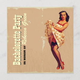 återbestifta en tjej i rockabilly bachelorette inbjudningar