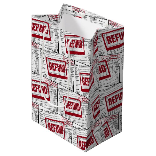 Återbetala Frimärke på 1040 IRS-formulär (Framsidan Vinklad)