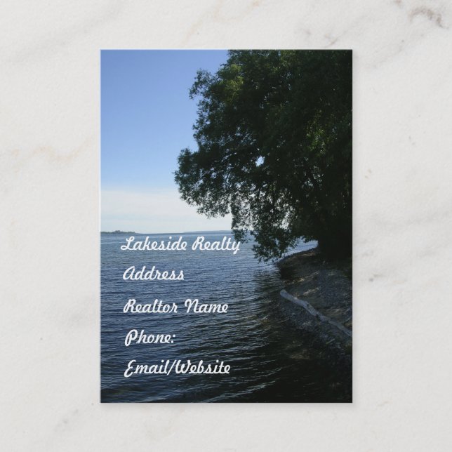 Återbetalning - affärskvarn Land Sjöar Visitkort (Framsida)