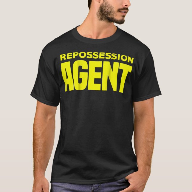 Återbetalning av skuldindrivning i Agent Fordon T Shirt (Framsida)
