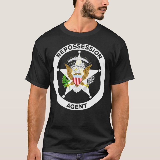 Återbetalning av skuldindrivning i Agent Fordon T Shirt (Framsida)