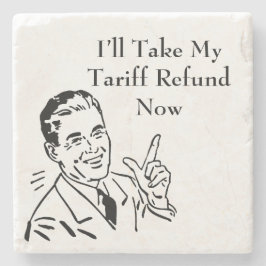 Återbetalningscheck för gammal tull stenunderlägg