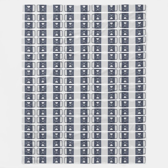 återbörda livet fleecefilt (Framsidan)