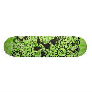 ÅTERCYKLING MINI SKATEBOARD BRÄDA 18,7 CM