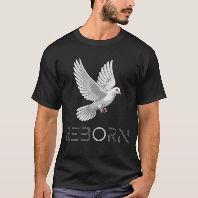 Återfödd  t shirt (Framsida)