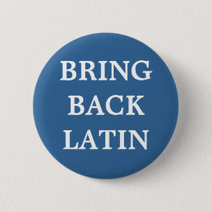 Återför latinskt märke knapp