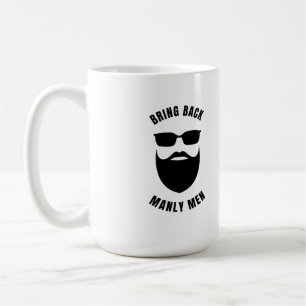 Återför manligt manar kaffemugg