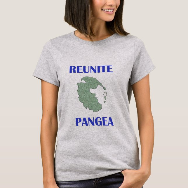 återförena pangea t-shirt (Framsida)