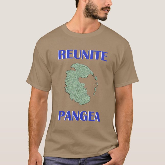 återförena pangea tee shirt (Framsida)